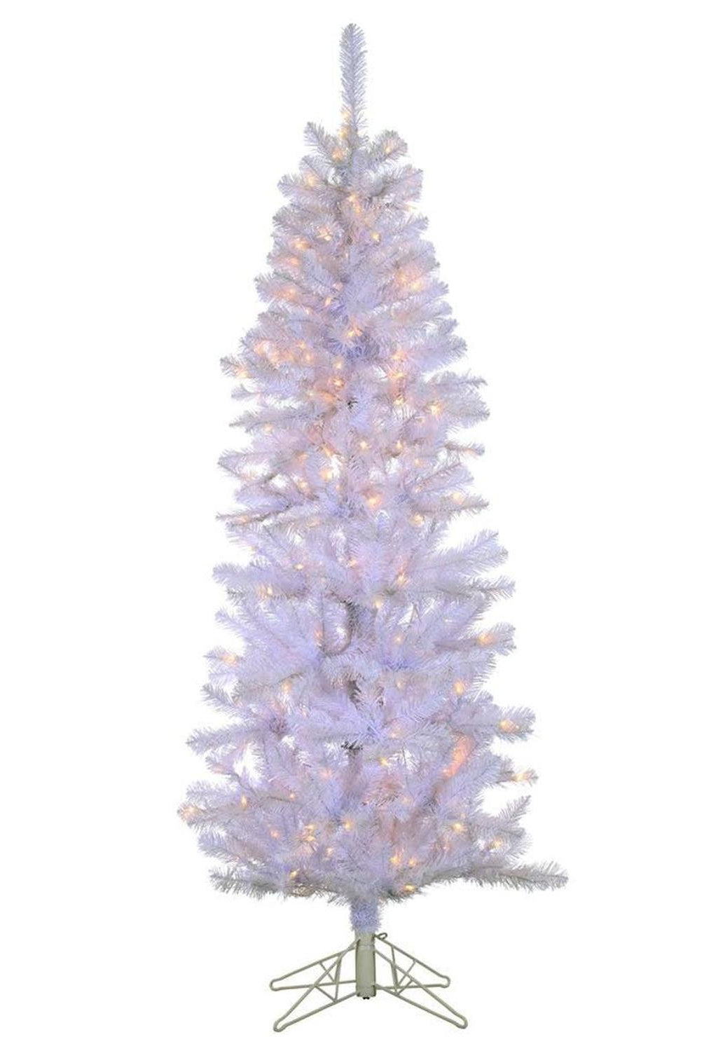 Shop For Vickerman 6.5' Artificial White Boise Pine Tree with Lights at Michelle's aDOORable Creations