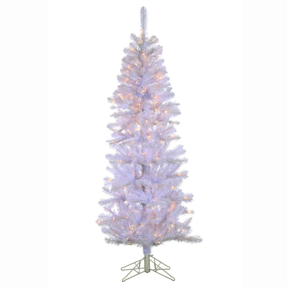 Shop For Vickerman 6.5' Artificial White Boise Pine Tree with Lights at Michelle's aDOORable Creations