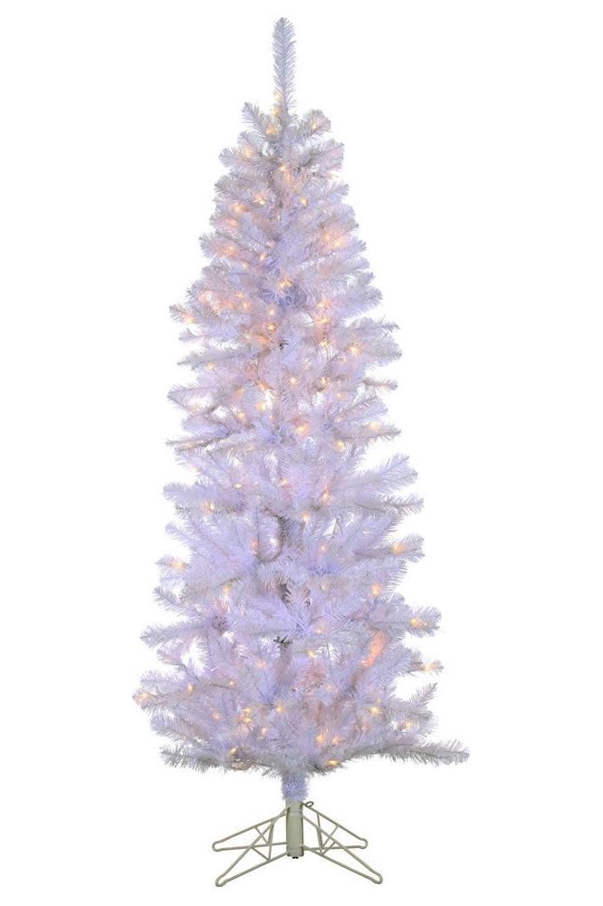 Vickerman 6.5' Artificial White Boise Pine Tree with Lights - Michelle's aDOORable Creations - Christmas Tree