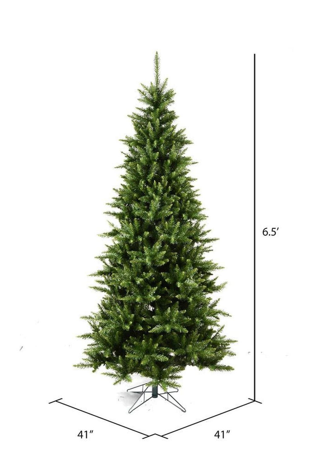 Shop For 6.5' Camdon Fir Slim Artificial Christmas Tree, Unlit at Michelle's aDOORable Creations