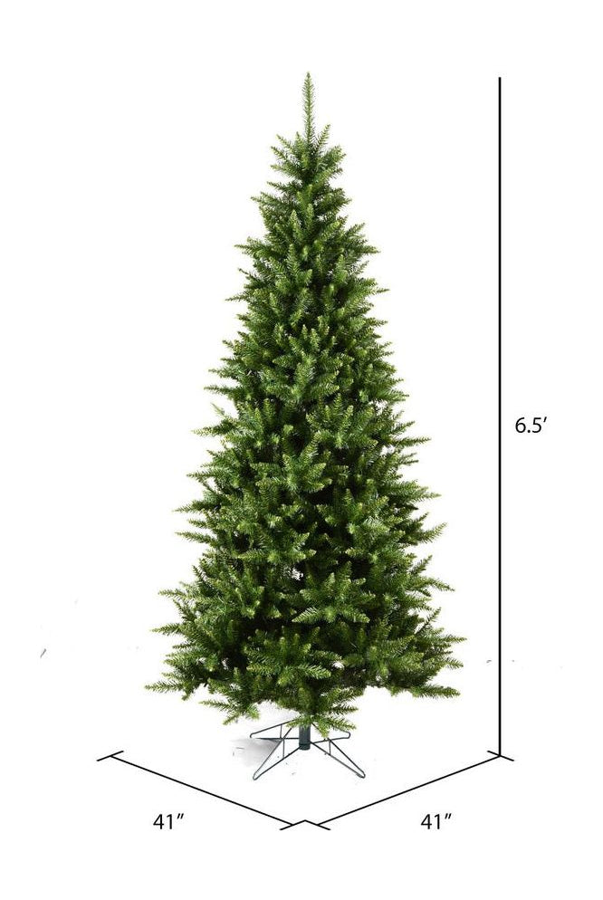 Vickerman 6.5' Camdon Fir Slim Artificial Christmas Tree, Unlit - Michelle's aDOORable Creations - Christmas Tree