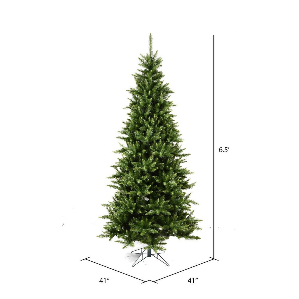 Shop For 6.5' Camdon Fir Slim Artificial Christmas Tree, Unlit at Michelle's aDOORable Creations