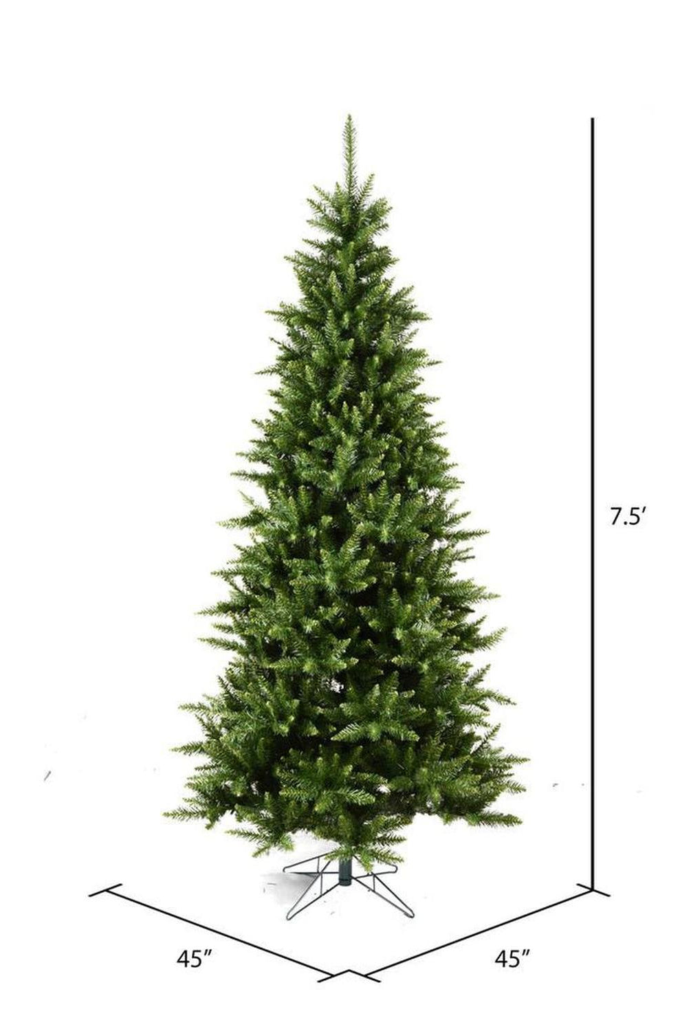 Shop For Artificial Tree Camdon Fir Slim Tree, Unlit at Michelle's aDOORable Creations