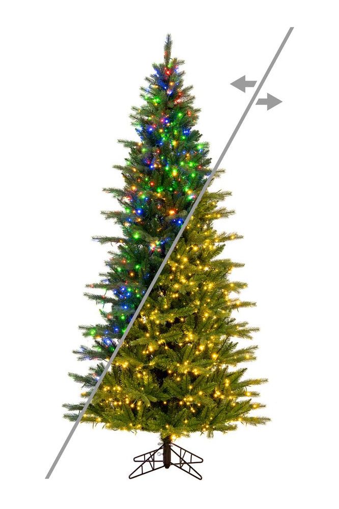 Vickerman 7.5' Balsam Spruce Artificial Christmas Tree, LED - Michelle's aDOORable Creations - Christmas Tree