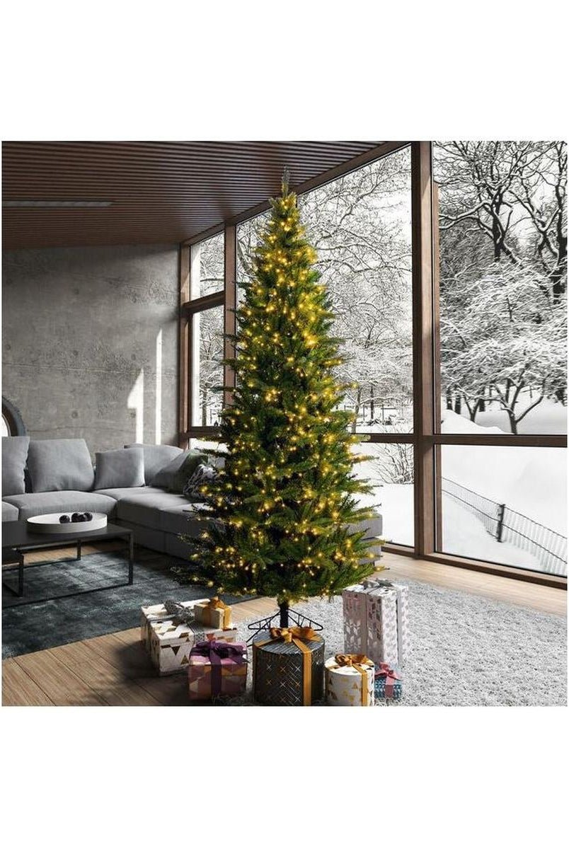 Shop For Vickerman 7.5' Balsam Spruce Artificial Christmas Tree, LED at Michelle's aDOORable Creations