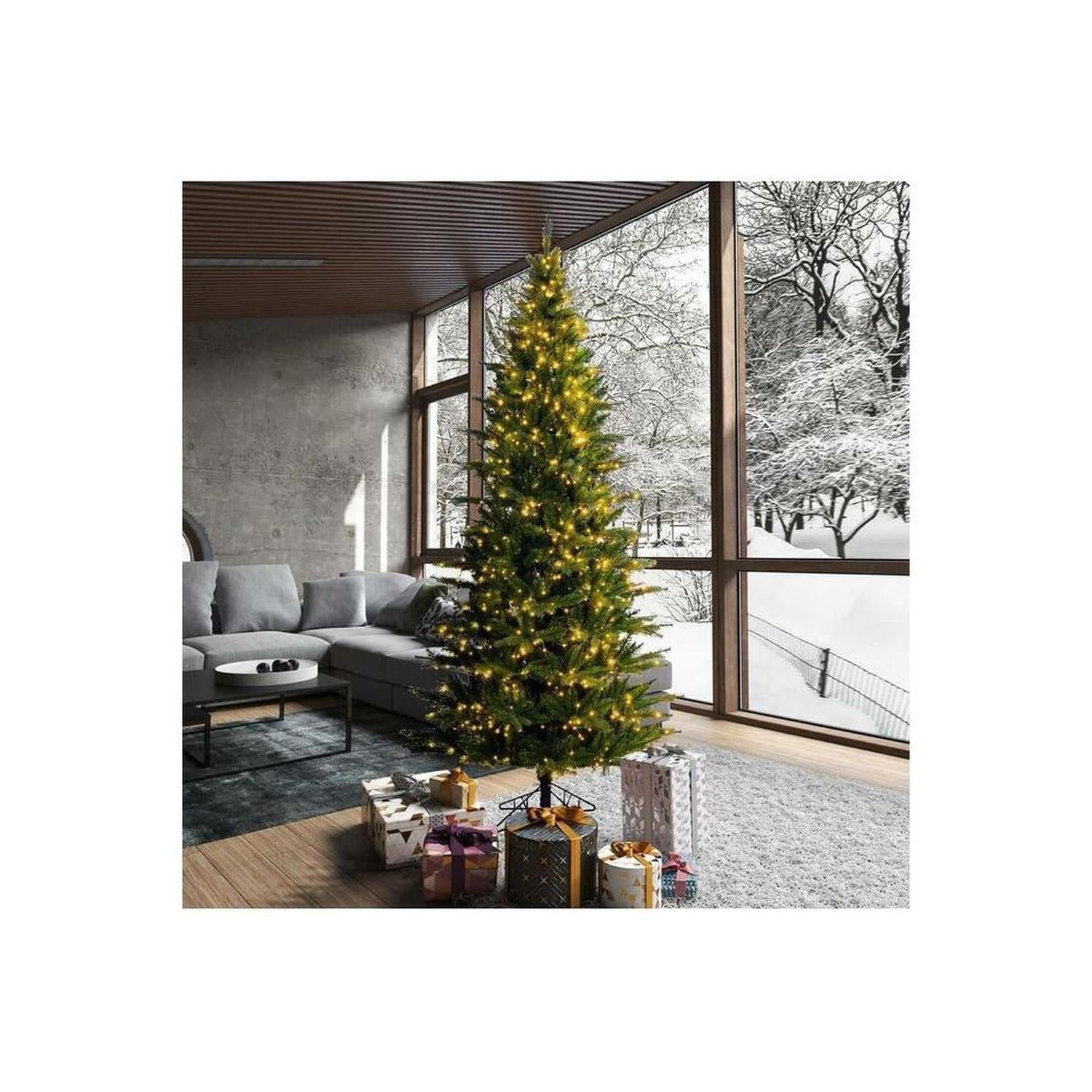 Shop For Vickerman 7.5' Balsam Spruce Artificial Christmas Tree, LED at Michelle's aDOORable Creations