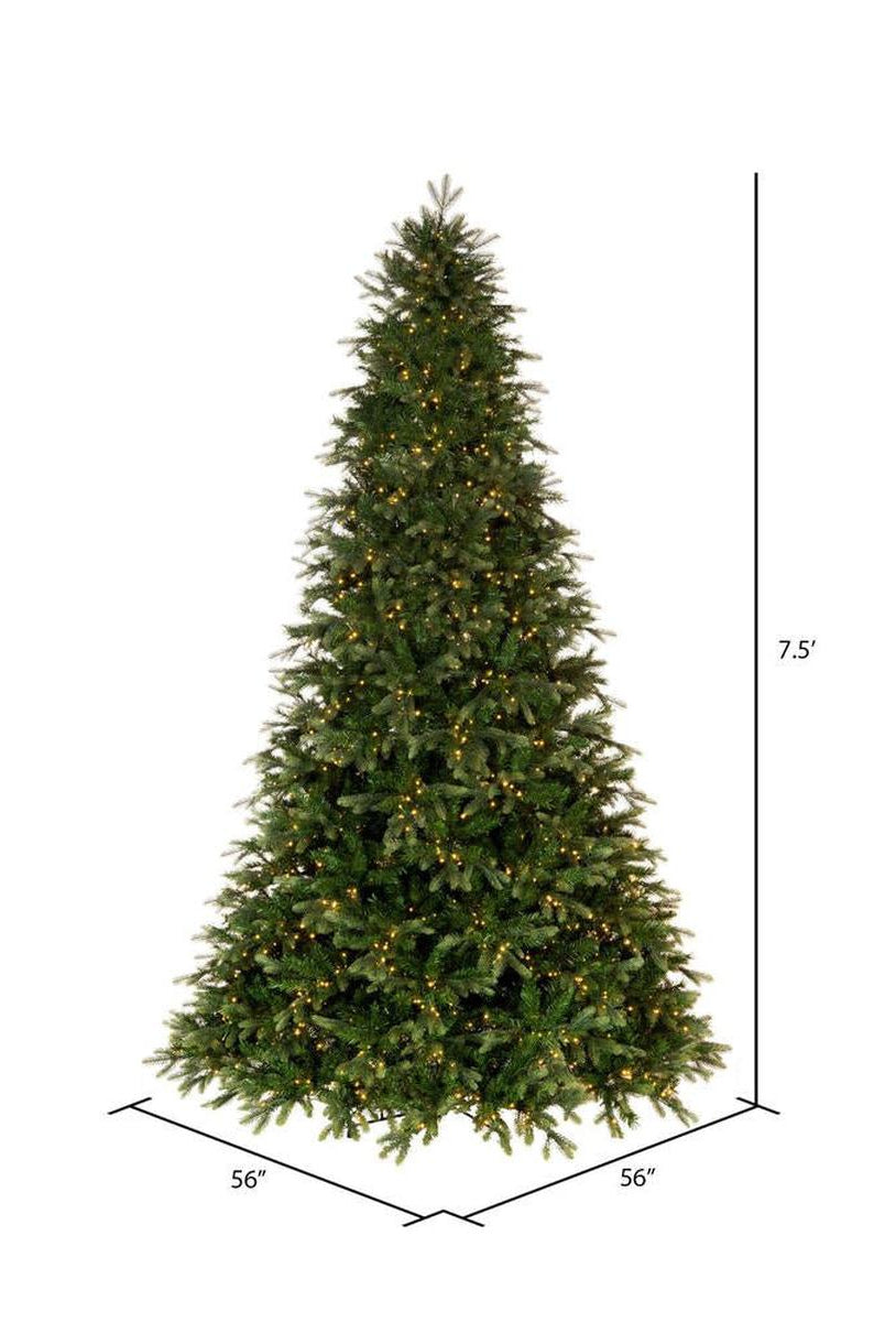 Shop For Vickerman 7.5' Douglas Fir Artificial Christmas Tree, Warm White Lights at Michelle's aDOORable Creations