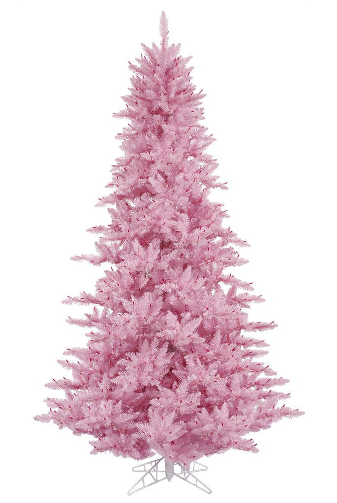 Shop For Vickerman 7.5' Pink Fir Artificial Christmas Tree, Unlit at Michelle's aDOORable Creations