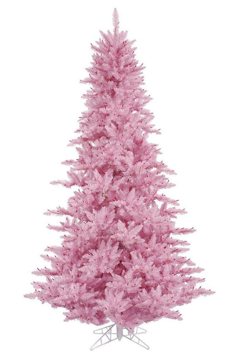 Shop For Vickerman 7.5' Pink Fir Artificial Christmas Tree, Unlit at Michelle's aDOORable Creations