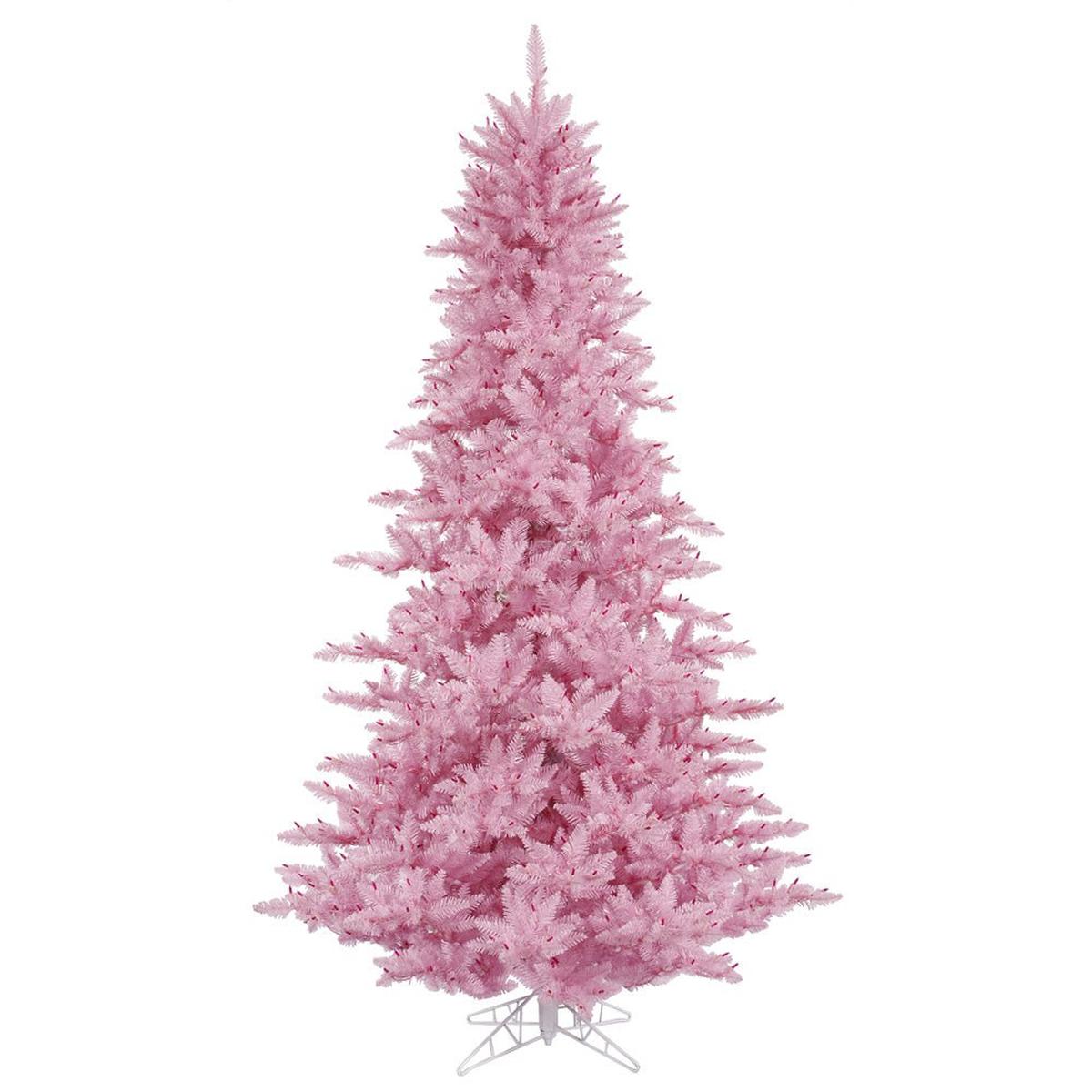 Shop For Vickerman 7.5' Pink Fir Artificial Christmas Tree, Unlit at Michelle's aDOORable Creations