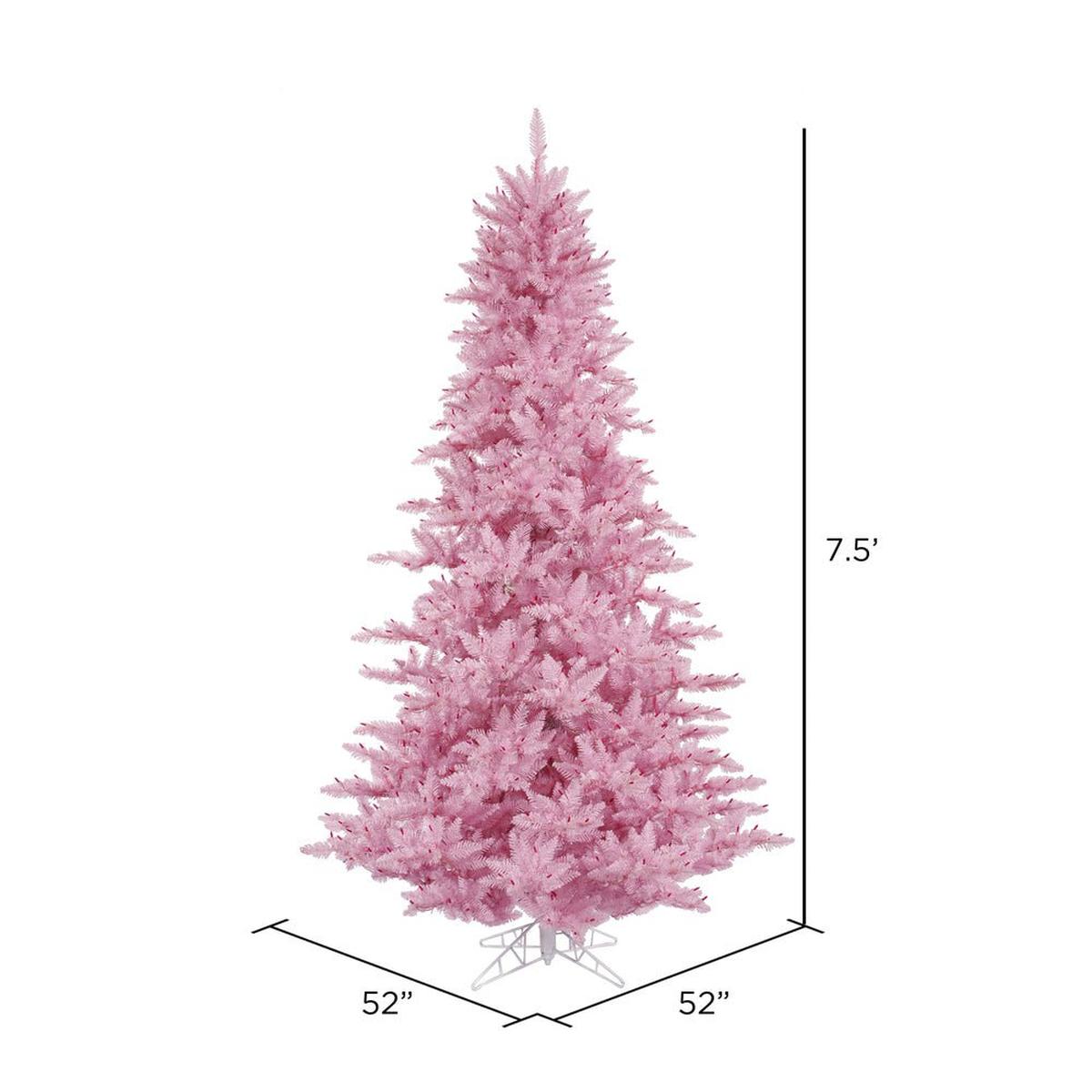 Shop For Vickerman 7.5' Pink Fir Artificial Christmas Tree, Unlit at Michelle's aDOORable Creations