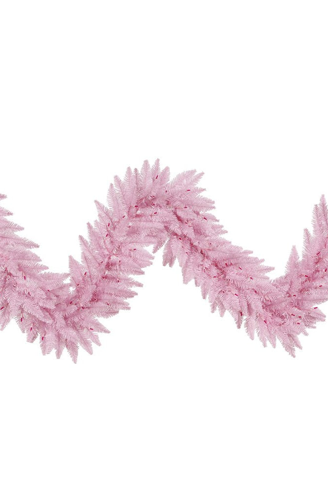 Shop For 9' Pink Fir Holiday Garland, Unlit at Michelle's aDOORable Creations