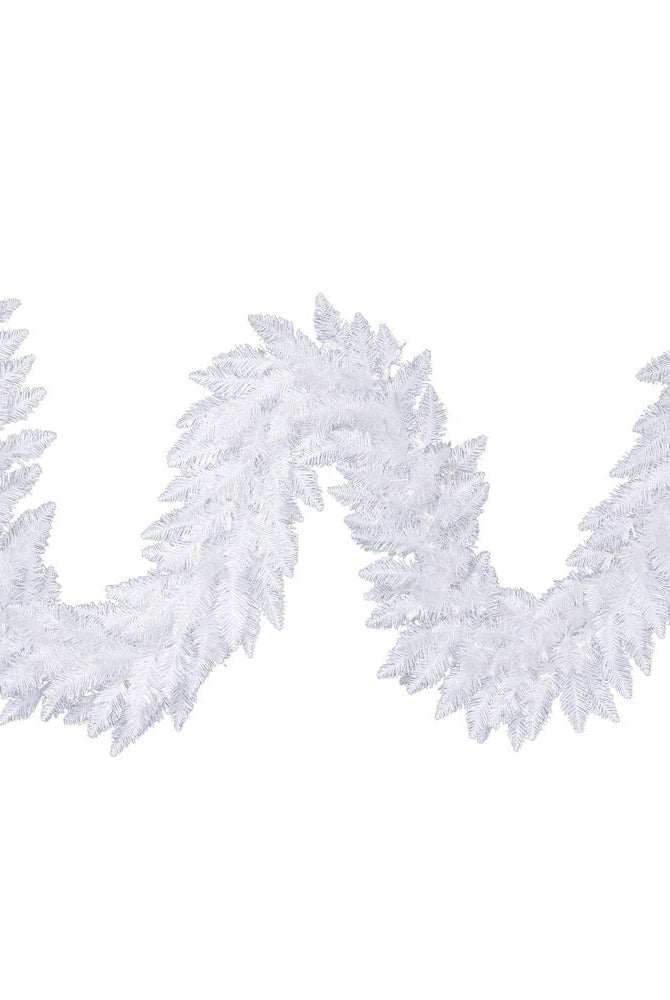 Shop For 9' Sparkle White Holiday Garland, Unlit at Michelle's aDOORable Creations