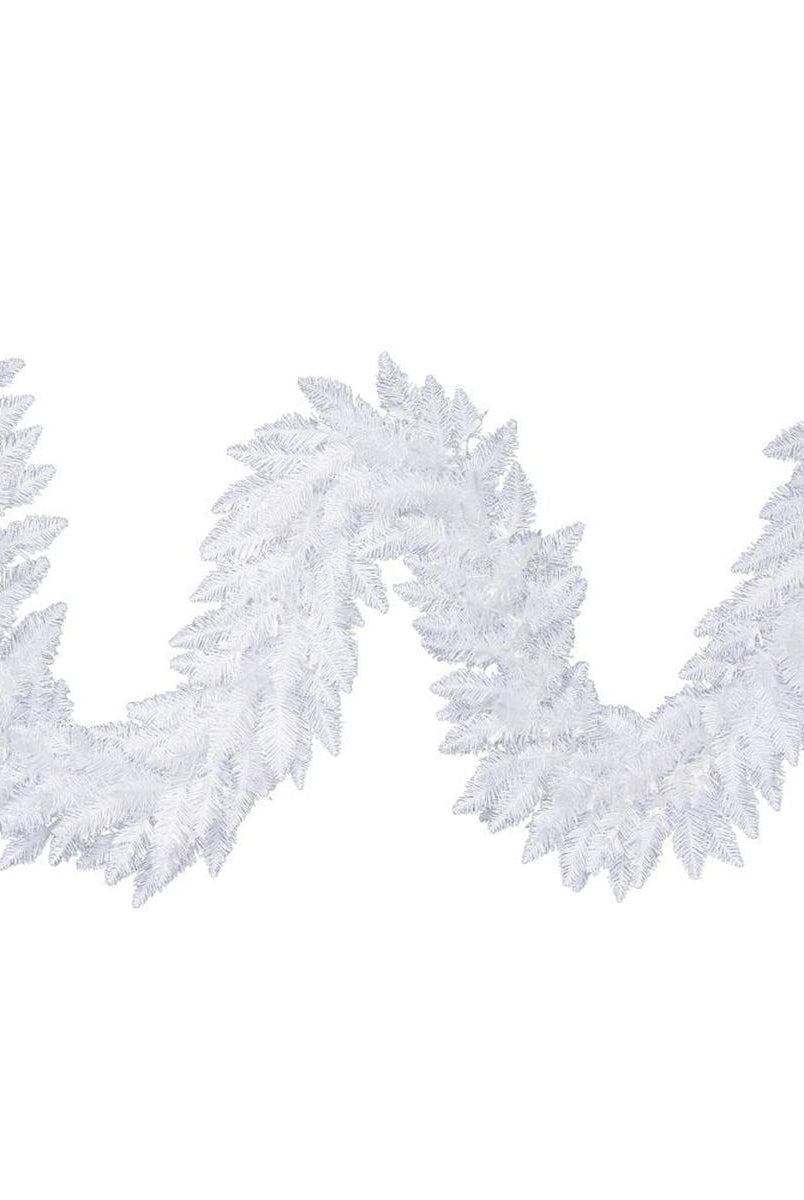 Shop For 9' Sparkle White Holiday Garland, Unlit at Michelle's aDOORable Creations