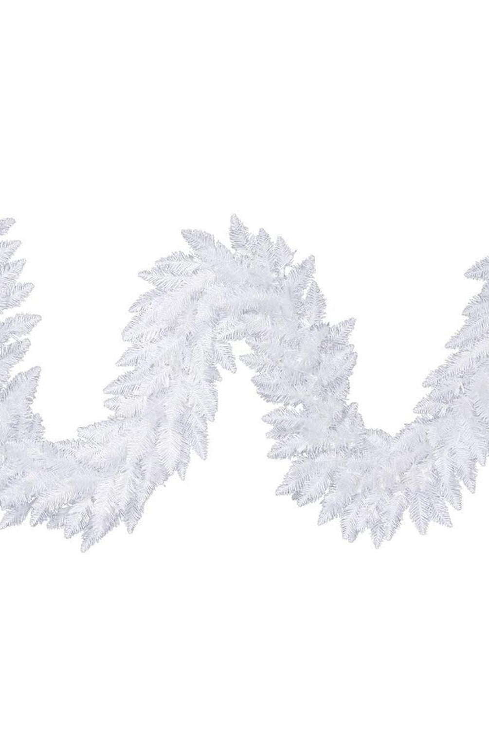 9' Sparkle White Holiday Garland, Unlit