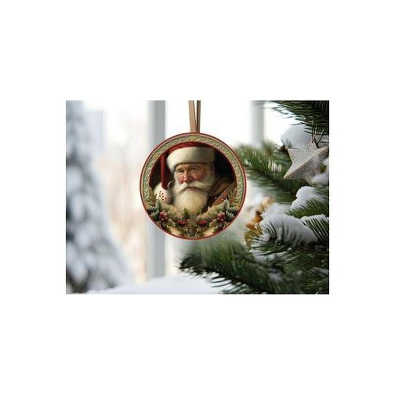 Victorian Vintage Santa Claus Sign