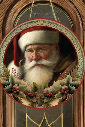 Shop For Victorian Vintage Santa Claus Sign - Wreath Enhancement at Michelle's aDOORable Creations