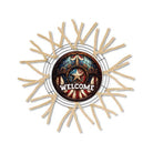 Shop For Vintage American Flag Faux Stained Glass Sign at Michelle's aDOORable Creations