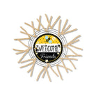 Shop For Welcome Friends Bumblebee Sign - Wreath Enhancement at Michelle's aDOORable Creations