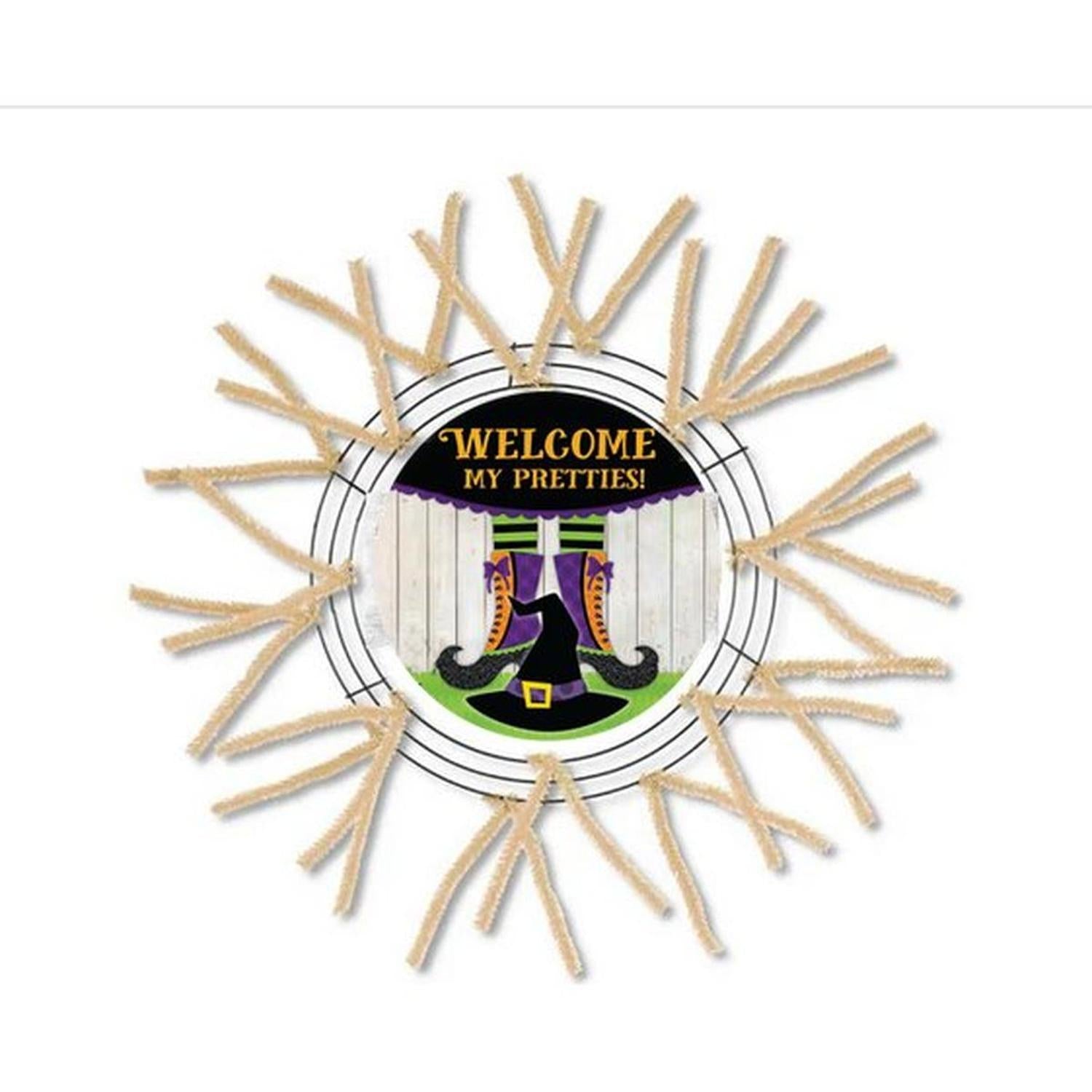 Shop For Welcome My Pretties Halloween Sign at Michelle's aDOORable Creations