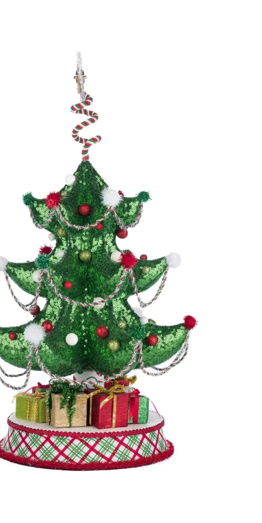 Whimsical Table Top Tree - Michelle's aDOORable Creations - Christmas Tree Topper