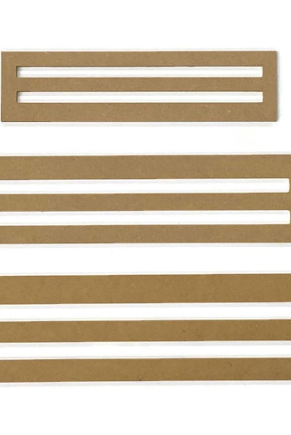 Wood Wreath Rails - Unfinished Wood