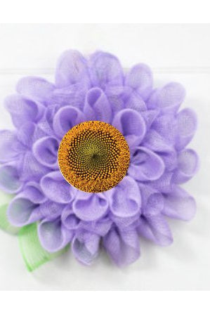Shop For Yellow Sunflower Wreath Center - Wreath Enhancement at Michelle's aDOORable Creations