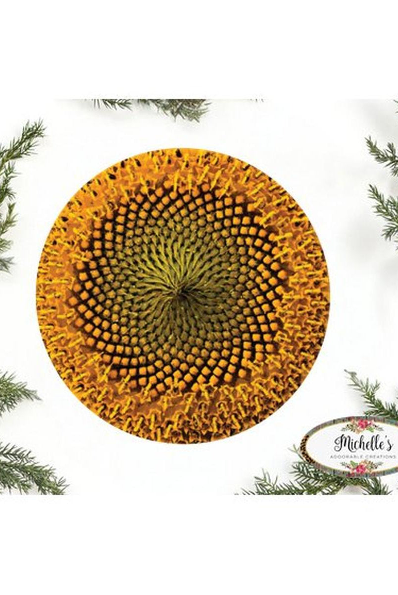Shop For Yellow Sunflower Wreath Center - Wreath Enhancement at Michelle's aDOORable Creations