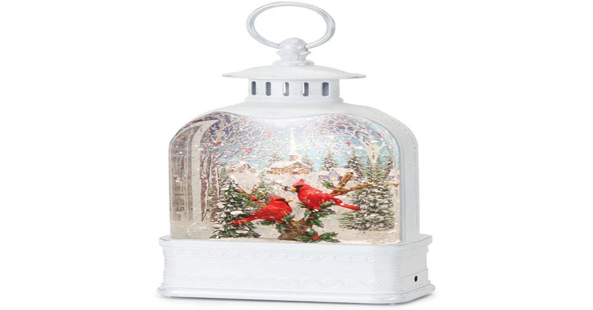 Illuminate Your Christmas with Snow Globes and Lighted Water Lanterns - Michelle's aDOORable Creations