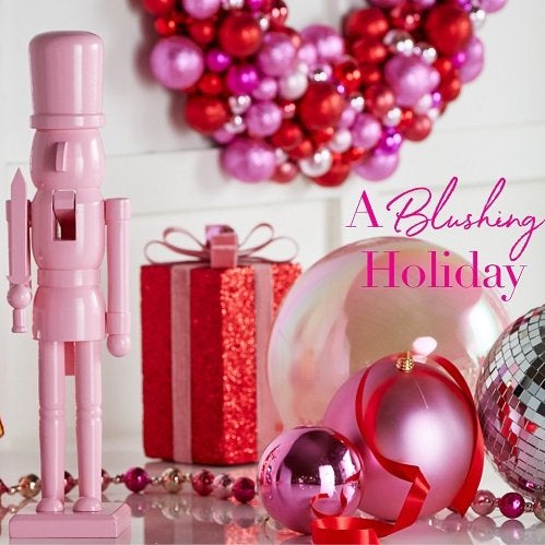 A Blushing Holiday - Michelle's aDOORable Creations