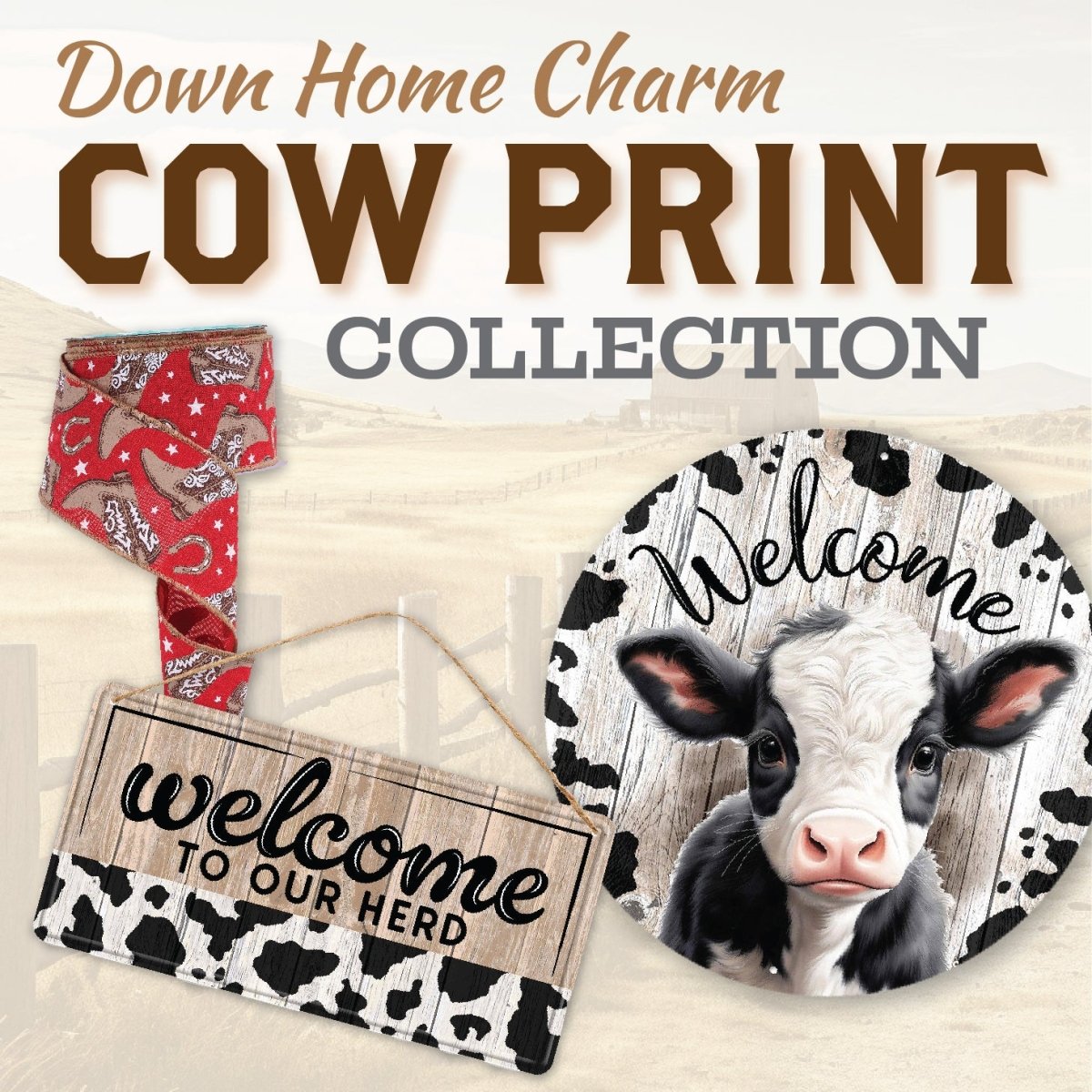 Cow Print Collection - Michelle's aDOORable Creations