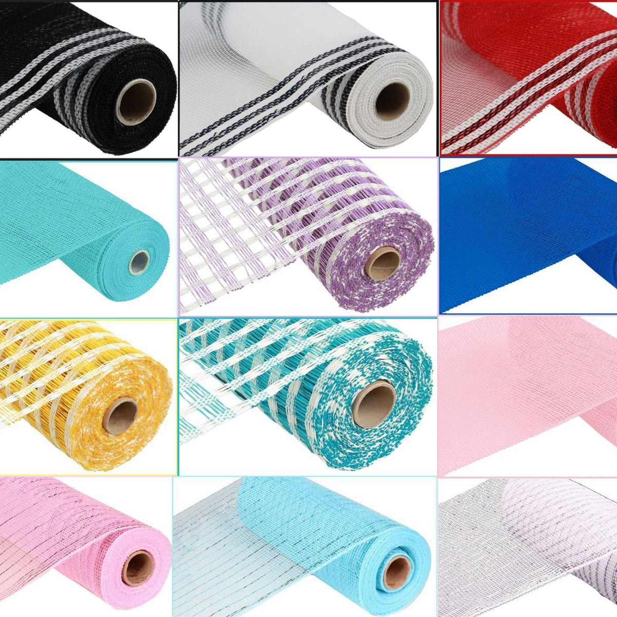 Organic Mesh Pattern Ribbon Quality Mesh Ribbons | Michelle's aDOORable Creations