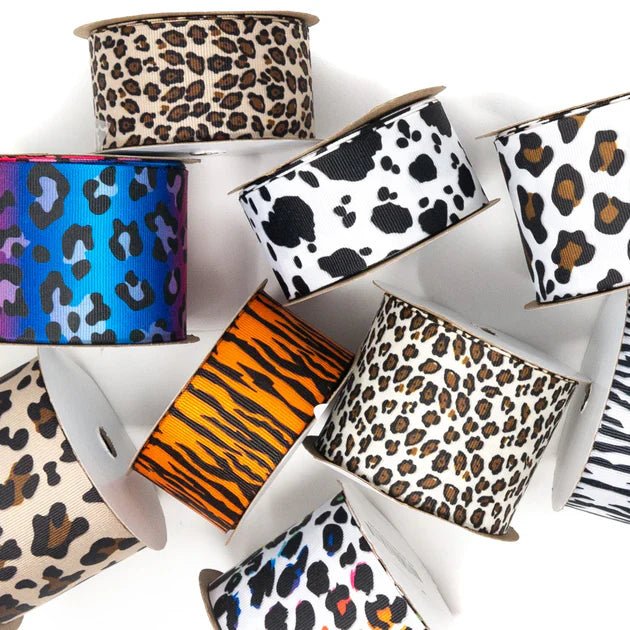 Animal Print Ribbons | Michelle's aDOORable Creations