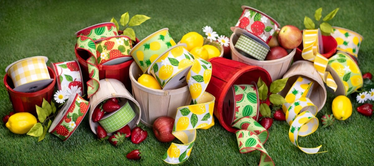 Ribbon - Fruit Print - Michelle's aDOORable Creations