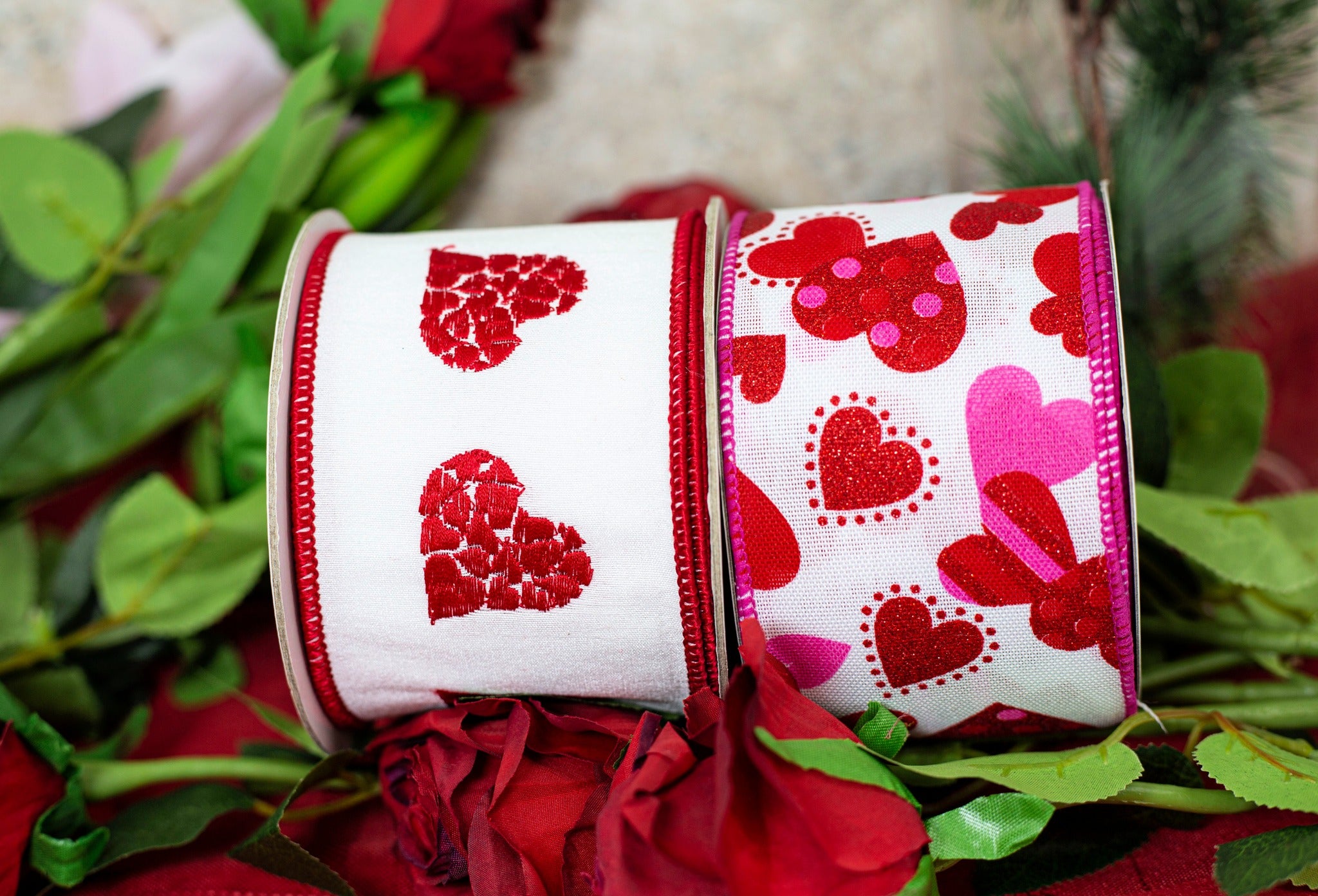 Ribbon - Valentine Ribbon - Michelle's aDOORable Creations