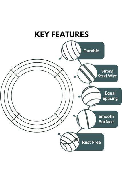 10 inch wire wreath frame online