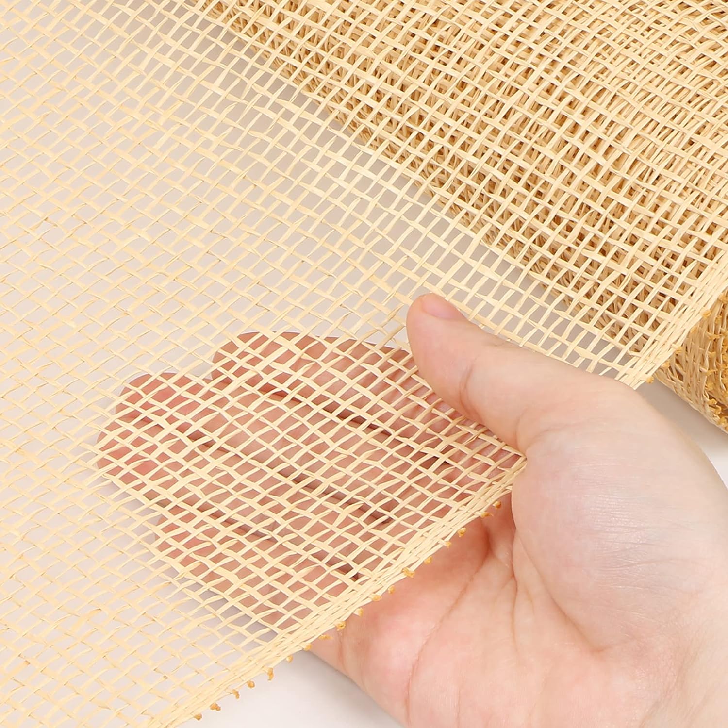 Shop For 10" Poly Burlap Mesh Ribbon: Beige at Michelle's aDOORable Creations