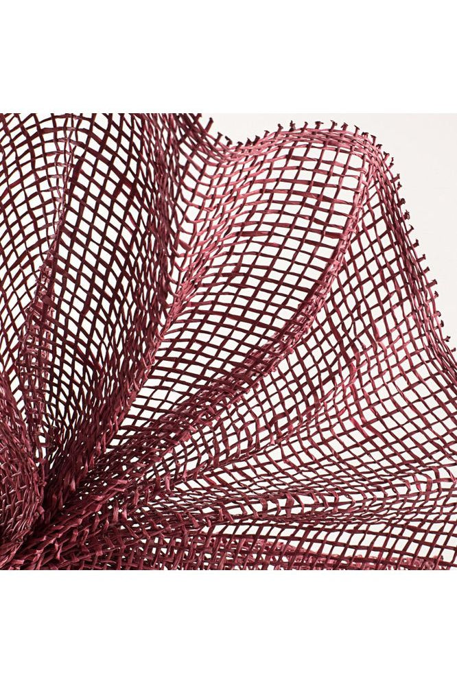 Shop For 10" Poly Burlap Mesh: Cranberry Red RP810088