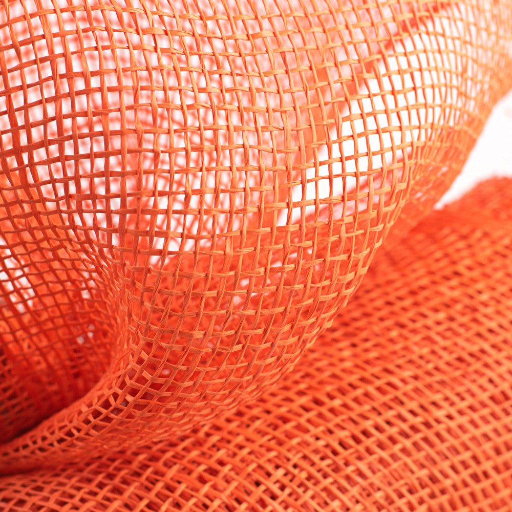 10" Poly Burlap Mesh: Orange - Michelle's aDOORable Creations - Poly Deco Mesh