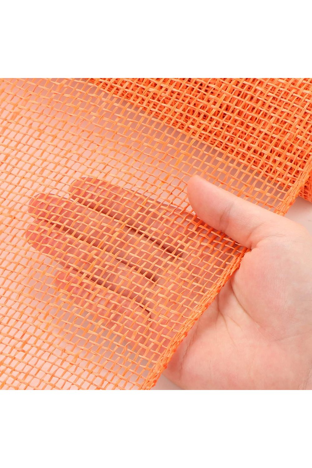 10" Poly Burlap Mesh: Orange - Michelle's aDOORable Creations - Poly Deco Mesh
