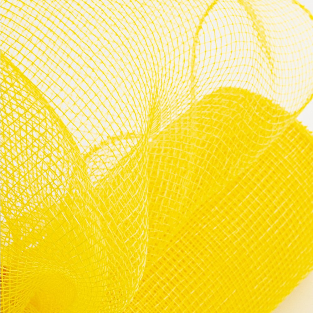 Shop For 10" Yellow Poly Deco Mesh Ribbon (10 Yards) at Michelle's aDOORable Creations