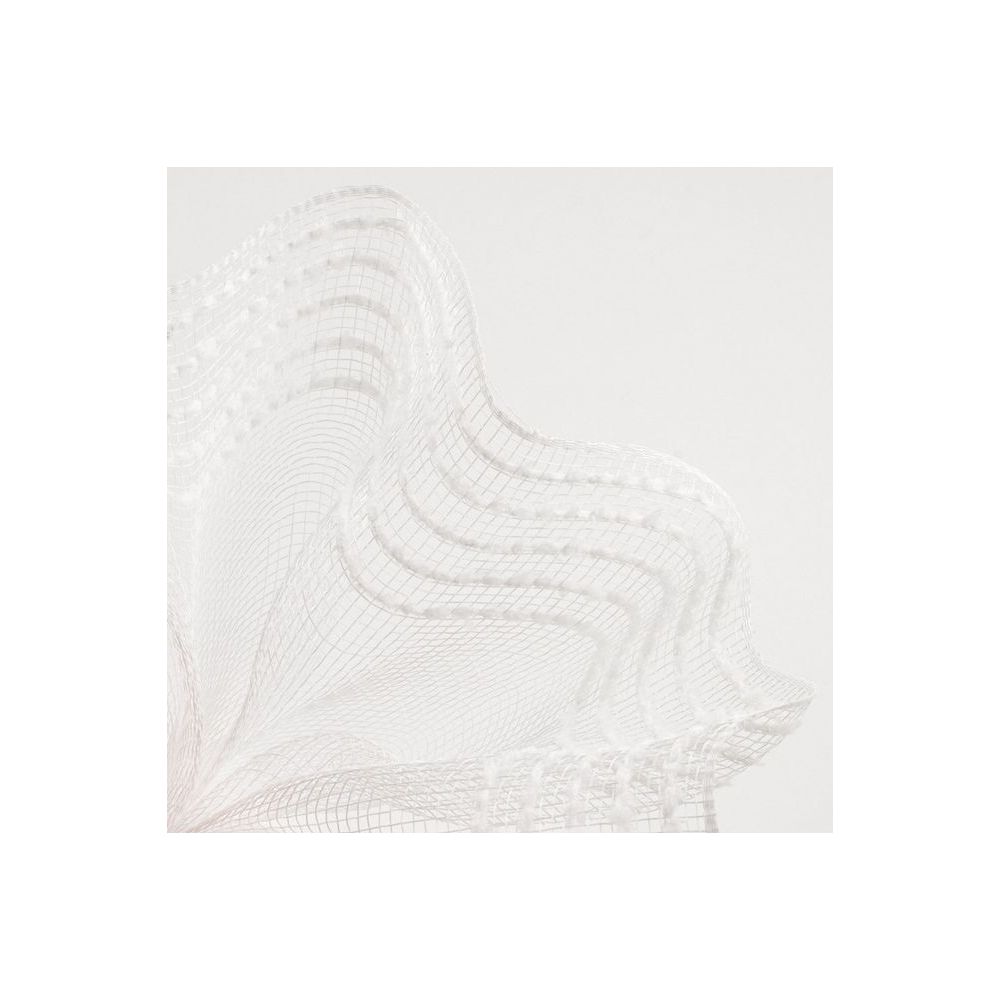 Shop For 10.25" Drift Border Mesh Ribbon: White (10 Yards) at Michelle's aDOORable Creations