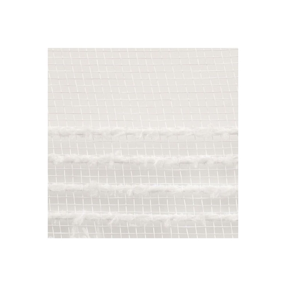 Shop For 10.25" Drift Border Mesh Ribbon: White (10 Yards) at Michelle's aDOORable Creations