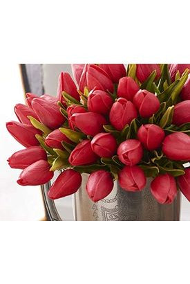 Shop For 10.5" Realistic Touch Tulip: Red 11399A-RD
