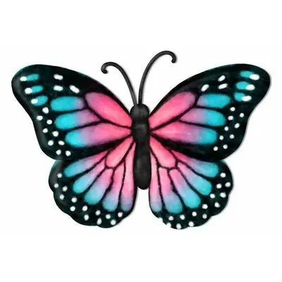 Shop For 12" Metal Embossed Butterfly: Pink Monarch at Michelle's aDOORable Creations