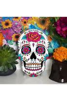 Shop For 12" Metal Embossed Sign: Sugar Skull at Michelle's aDOORable Creations