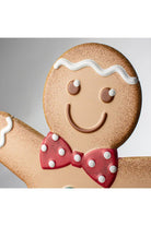 13" Metal Embossed Gingerbread: Boy (Red) - Michelle's aDOORable Creations - Wooden/Metal Signs