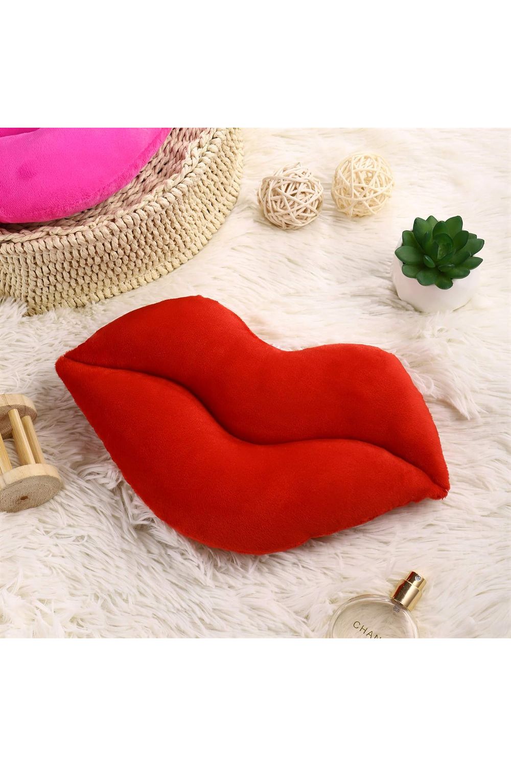 Shop For 13" Plush Red Lips at Michelle's aDOORable Creations