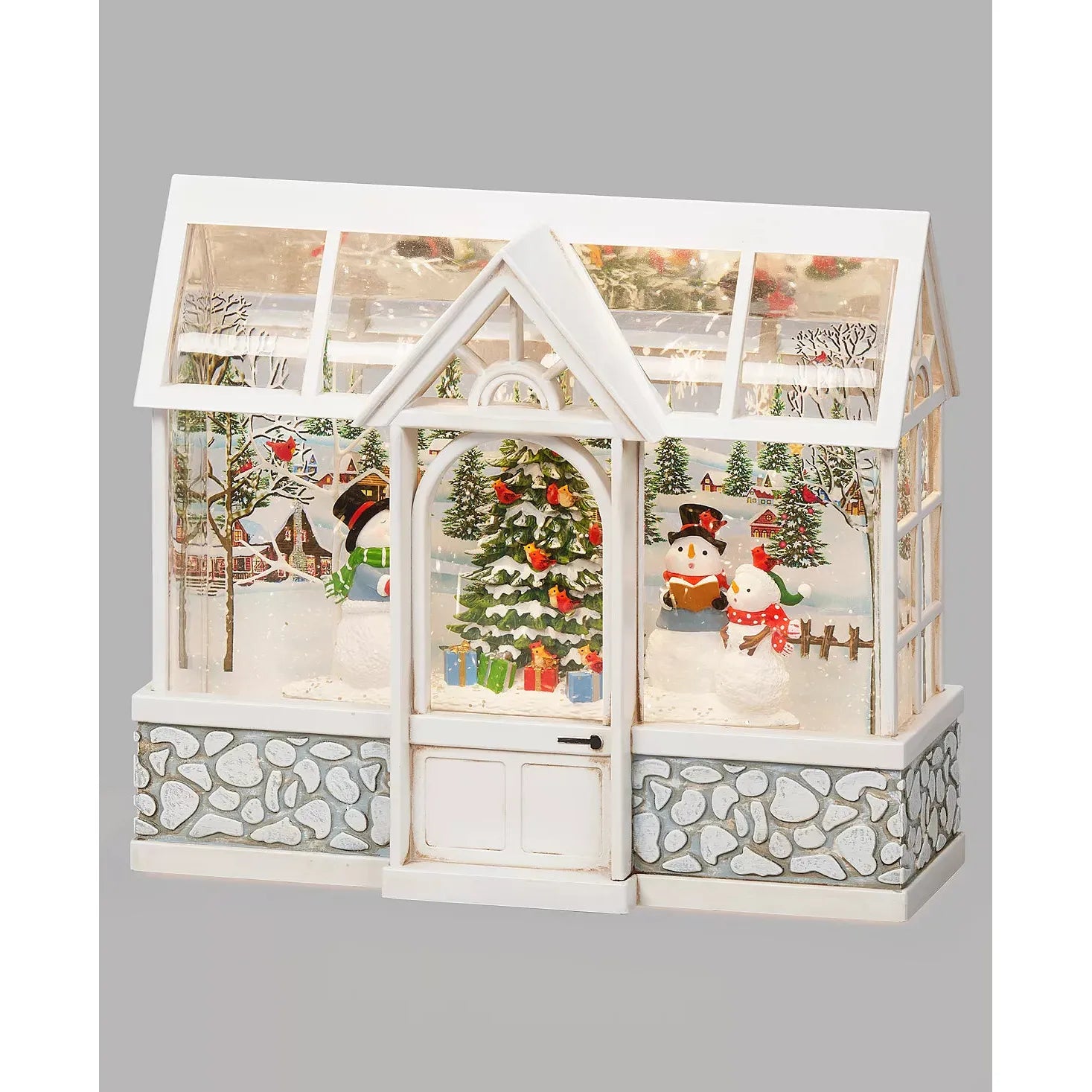 Shop For Led Swirl Snowman Choir Snow Globe at Michelle's aDOORable Creations