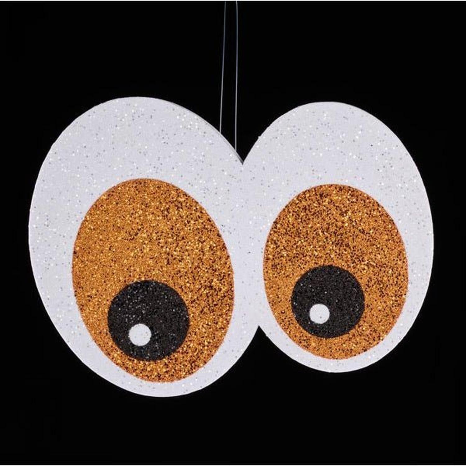 Shop For 14" Glitter Eyeballs Ornament Hanger: Orange at Michelle's aDOORable Creations